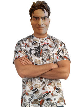 Unbranded Fancy Dress - Charlie Sheen Mask