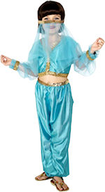 Costume includes trousers, top and headpiece.