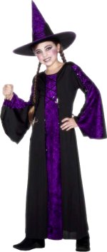 Unbranded Fancy Dress - Child Bewitched Costume PURPLE Small
