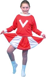 Unbranded Fancy Dress - Child Cheerleader Costume Small