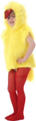 Child Chicken Tabard Costume includes yellow tabard.