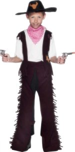 Includes shirt, trousers, hat and scarf.