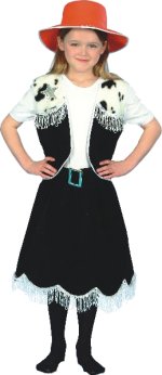 Unbranded Fancy Dress - Child Cowgirl Costume Small