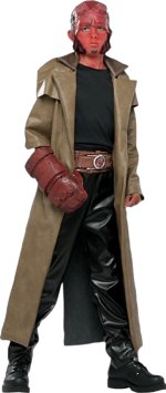 Unbranded Fancy Dress - Child Deluxe Hellboy Costume