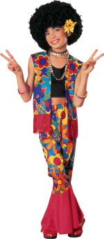 Unbranded Fancy Dress - Child Flower Power Costume Large