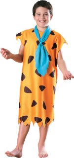 Unbranded Fancy Dress - Child Fred Flintstone Costume Age 3-4