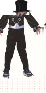 Unbranded Fancy Dress - Child Ghost Groom Costume Age: 3-5 110cm