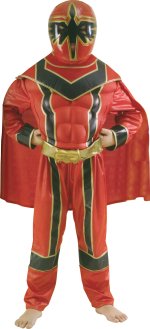 Unbranded Fancy Dress - Child Red Power Ranger Mystic Force Costume