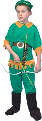 Unbranded Fancy Dress - Child Robin Hood costume GREEN Small