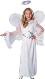 Fancy Dress - Child Snow Angel Costume Age 3-4