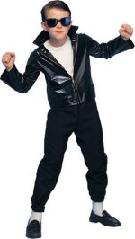 Fancy Dress - Child The Greaser Costume Age 3-4