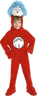 Unbranded Fancy Dress - Child Thing 1 Costume Small