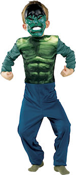 Unbranded Fancy Dress - Child Value Incredible Hulk Costume Small