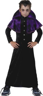 Unbranded Fancy Dress - Child Vampire Robe With Collar