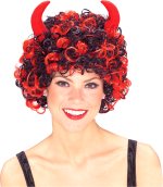 Unbranded Fancy Dress - Curly Devil Wig