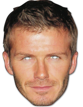 Unbranded Fancy Dress - David Beckham Cardboard Mask