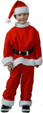 Unbranded Fancy Dress - Deluxe Boy Santa Suit