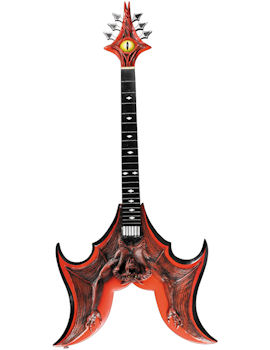 Unbranded Fancy Dress - Demon Blade Bass Guitar