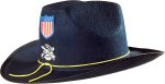 Unbranded Fancy Dress - Felt Union Hat With Badge