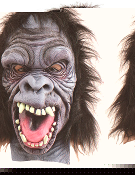 Unbranded Fancy Dress - Gorilla Mask with Teeth