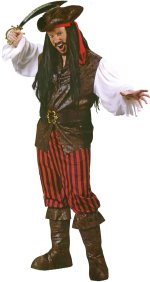 Unbranded Fancy Dress - High Seas Buccaneer Adult Pirate Costume