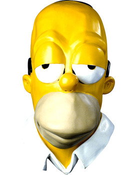 Unbranded Fancy Dress - Homer Simpson Oversized Vinyl Mask
