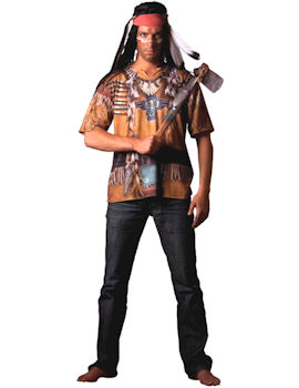 Unbranded Fancy Dress - Illusion Indian T-Shirt