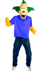 Unbranded Fancy Dress - Krusty The Clown Adult Costume