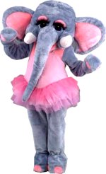 Unbranded Fancy Dress - Luxury Ballerina Elephant Mascot Costume