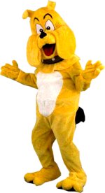 Unbranded Fancy Dress - Luxury Barney Bulldog Mascot Costume
