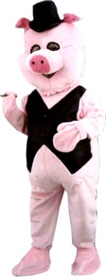 Unbranded Fancy Dress - Luxury Mr Pig Mascot Costume