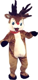 Unbranded Fancy Dress - Luxury Santa` Reindeer Mascot Costume