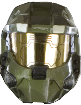 Unbranded Fancy Dress - Master Chief Halo Half-Mask