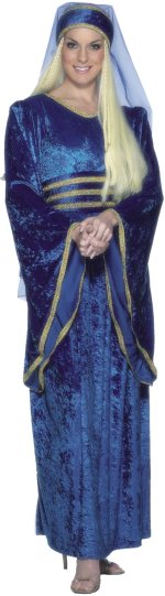 Unbranded Fancy Dress - Medieval Lady (BLUE)