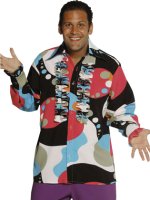 Unbranded Fancy Dress - Mens Frill Shirt Liquid Design