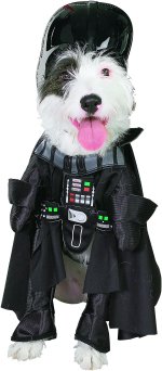 Unbranded Fancy Dress - Pet Darth Vader Costume Extra Large