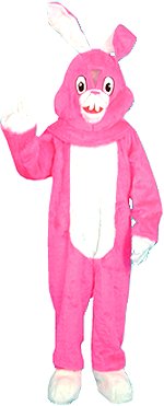 Unbranded Fancy Dress - Pink Rabbit Mascot Costume