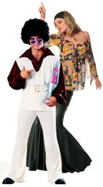 Unbranded Fancy Dress - Polyester Pete and Vintage Blouse andBellbottoms Combo