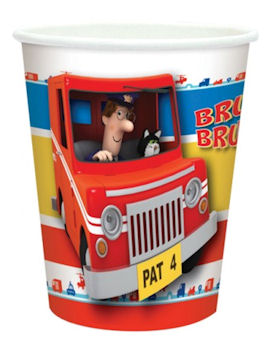 Unbranded Fancy Dress - Postman Pat Party Cups (Pack of 8)