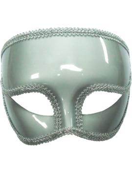 Unbranded Fancy Dress - Silver Masked Ball Mask