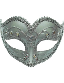 Unbranded Fancy Dress - Silver Venetian Mask
