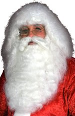 Unbranded Fancy Dress - Super Luxurious Santa Wig and Beard Set