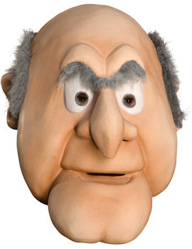 Unbranded Fancy Dress - The Muppets Deluxe Statler Mask