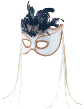 Unbranded Fancy Dress - Velvet Venetian Mask