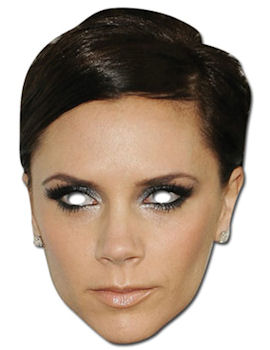 Unbranded Fancy Dress - Victoria Beckham Cardboard Mask