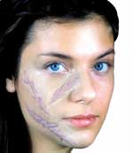 Unbranded Fancy Dress - Woochie Scar Set 3