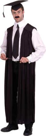 Unbranded Fancy Dress Costumes - Adult Black Teacher` Gown
