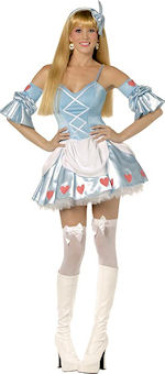 Unbranded Fancy Dress Costumes - Adult Female Rebel Toons Alice In Wonderland Small