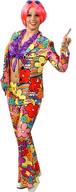 Unbranded Fancy Dress Costumes - Adult Ladies Woodstock Suit Small