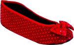 Fancy Dress Costumes - Adult Red Sequin Shoes Small